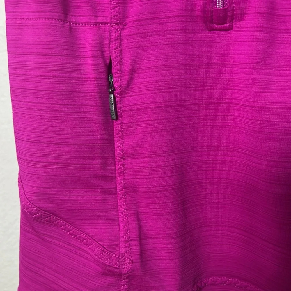 ATHLETA Pacifica Women’  XXS  Contoured Top Ruched Half Zip Pocket - Picture 3 of 5